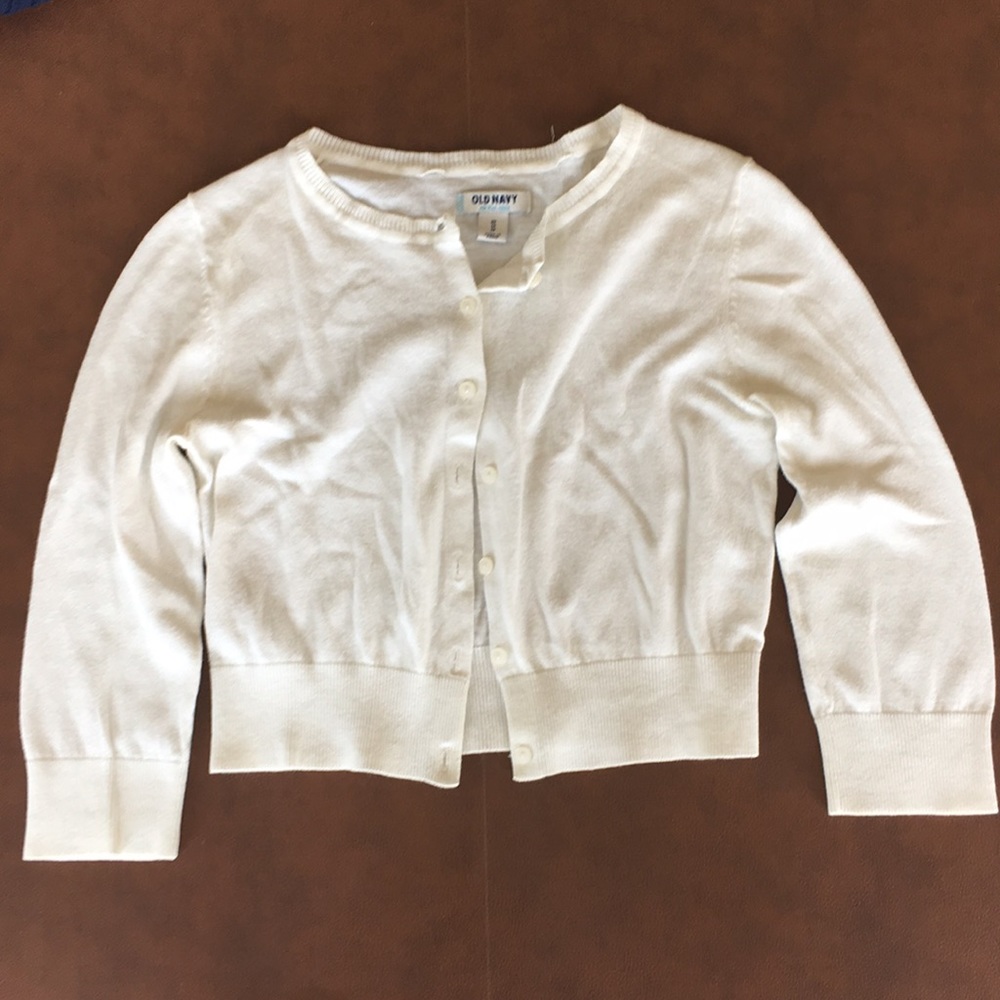 White Old Navy Cardigan